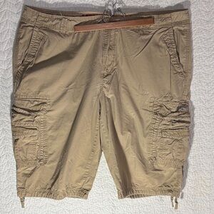 UNIONBAY Men's Khaki Cargo Shorts with Multiple Pockets